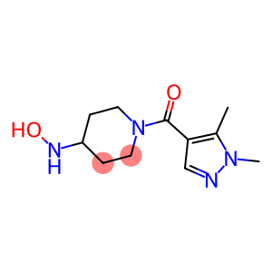 1-[(1,5-dimethyl-1H-pyrazol-4-yl)carbonyl]piperidine-4-hydroxylamine