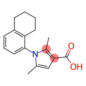 2,5-dimethyl-1-(5,6,7,8-tetrahydronaphthalen-1-yl)-1H-pyrrole-3-carboxylic acid