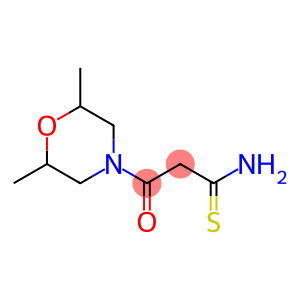 3-(2,6-dimethylmorpholin-4-yl)-3-oxopropanethioamide