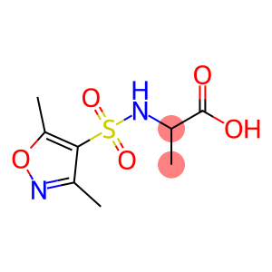 2-[(3,5-dimethyl-1,2-oxazole-4-)sulfonamido]propanoic acid