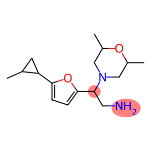 2-(2,6-dimethylmorpholin-4-yl)-2-[5-(2-methylcyclopropyl)-2-furyl]ethanamine