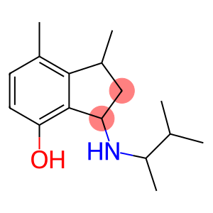 1,7-dimethyl-3-[(3-methylbutan-2-yl)amino]-2,3-dihydro-1H-inden-4-ol