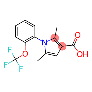 2,5-dimethyl-1-[2-(trifluoromethoxy)phenyl]-1H-pyrrole-3-carboxylic acid