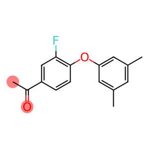 1-[4-(3,5-dimethylphenoxy)-3-fluorophenyl]ethan-1-one