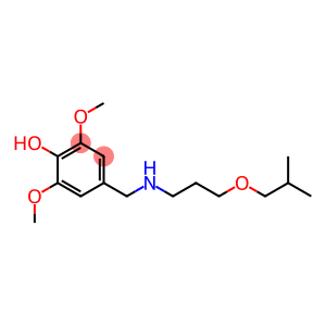 2,6-dimethoxy-4-({[3-(2-methylpropoxy)propyl]amino}methyl)phenol