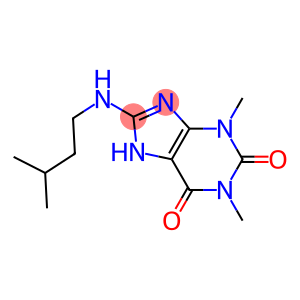 1,3-dimethyl-8-[(3-methylbutyl)amino]-2,3,6,7-tetrahydro-1H-purine-2,6-dione