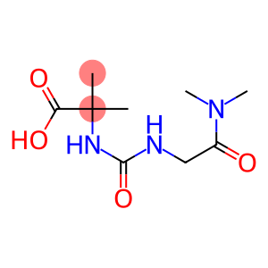 2-[({[2-(dimethylamino)-2-oxoethyl]amino}carbonyl)amino]-2-methylpropanoic acid