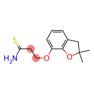 3-[(2,2-dimethyl-2,3-dihydro-1-benzofuran-7-yl)oxy]propanethioamide