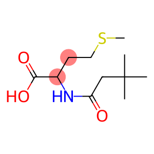 2-[(3,3-dimethylbutanoyl)amino]-4-(methylthio)butanoic acid