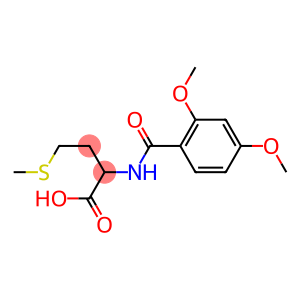 2-[(2,4-dimethoxyphenyl)formamido]-4-(methylsulfanyl)butanoic acid