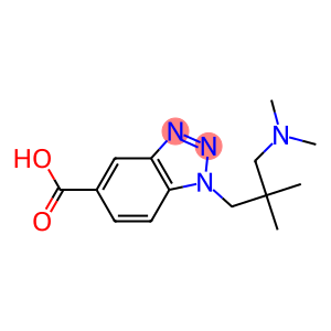 1-{2-[(dimethylamino)methyl]-2-methylpropyl}-1H-1,2,3-benzotriazole-5-carboxylic acid