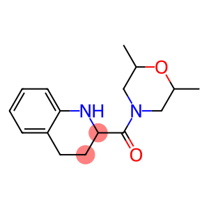 2-[(2,6-dimethylmorpholin-4-yl)carbonyl]-1,2,3,4-tetrahydroquinoline