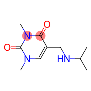 1,3-dimethyl-5-[(propan-2-ylamino)methyl]-1,2,3,4-tetrahydropyrimidine-2,4-dione