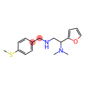 [2-(dimethylamino)-2-(furan-2-yl)ethyl]({[4-(methylsulfanyl)phenyl]methyl})amine