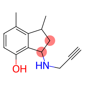 1,7-dimethyl-3-(prop-2-yn-1-ylamino)-2,3-dihydro-1H-inden-4-ol