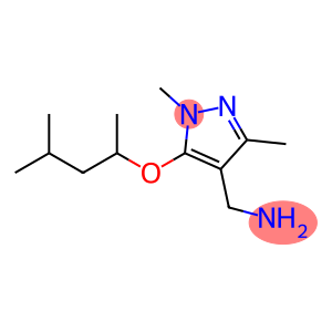 {1,3-dimethyl-5-[(4-methylpentan-2-yl)oxy]-1H-pyrazol-4-yl}methanamine