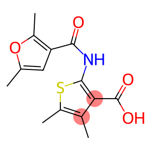 2-[(2,5-dimethyl-3-furoyl)amino]-4,5-dimethylthiophene-3-carboxylic acid