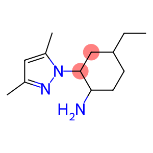 2-(3,5-dimethyl-1H-pyrazol-1-yl)-4-ethylcyclohexanamine