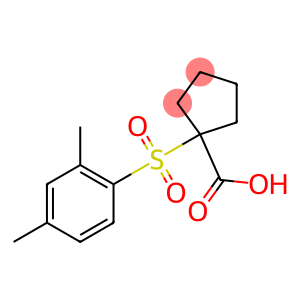 1-[(2,4-dimethylphenyl)sulfonyl]cyclopentanecarboxylic acid