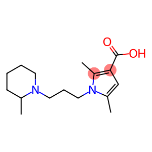 2,5-dimethyl-1-[3-(2-methylpiperidin-1-yl)propyl]-1H-pyrrole-3-carboxylic acid