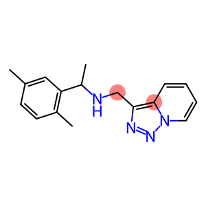 [1-(2,5-dimethylphenyl)ethyl]({[1,2,4]triazolo[3,4-a]pyridin-3-ylmethyl})amine