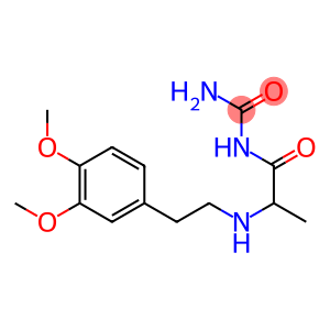 (2-{[2-(3,4-dimethoxyphenyl)ethyl]amino}propanoyl)urea