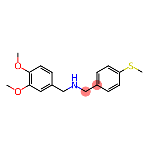 [(3,4-dimethoxyphenyl)methyl]({[4-(methylsulfanyl)phenyl]methyl})amine