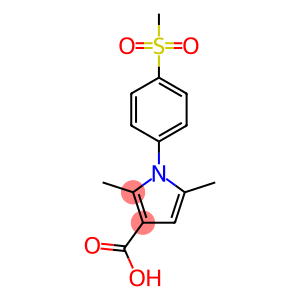 2,5-dimethyl-1-[4-(methylsulfonyl)phenyl]-1H-pyrrole-3-carboxylic acid