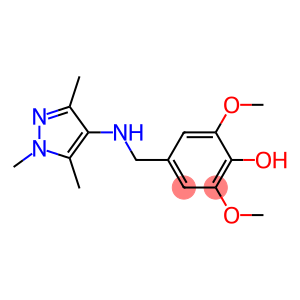 2,6-dimethoxy-4-{[(1,3,5-trimethyl-1H-pyrazol-4-yl)amino]methyl}phenol