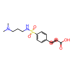 3-(4-{[3-(dimethylamino)propyl]sulfamoyl}phenyl)prop-2-enoic acid