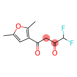 1-(2,5-dimethylfuran-3-yl)-4,4-difluorobutane-1,3-dione