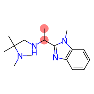 [2-(dimethylamino)-2-methylpropyl][1-(1-methyl-1H-1,3-benzodiazol-2-yl)ethyl]amine