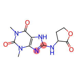 1,3-dimethyl-8-[(2-oxooxolan-3-yl)amino]-2,3,6,7-tetrahydro-1H-purine-2,6-dione