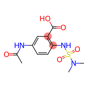 2-[(dimethylsulfamoyl)amino]-5-acetamidobenzoic acid