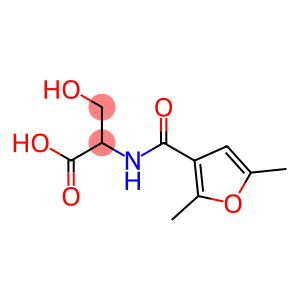 2-[(2,5-dimethyl-3-furoyl)amino]-3-hydroxypropanoic acid