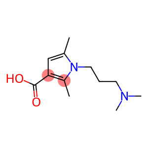 1-[3-(dimethylamino)propyl]-2,5-dimethyl-1H-pyrrole-3-carboxylic acid