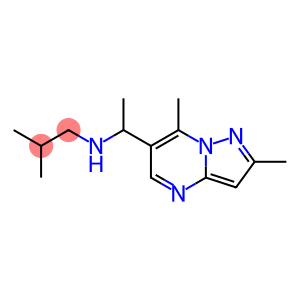 (1-{2,7-dimethylpyrazolo[1,5-a]pyrimidin-6-yl}ethyl)(2-methylpropyl)amine