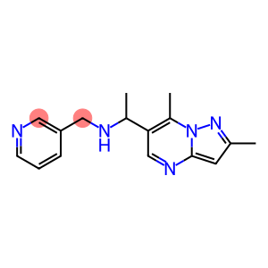 (1-{2,7-dimethylpyrazolo[1,5-a]pyrimidin-6-yl}ethyl)(pyridin-3-ylmethyl)amine