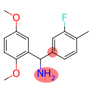 (2,5-dimethoxyphenyl)(3-fluoro-4-methylphenyl)methanamine