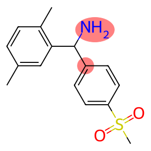 (2,5-dimethylphenyl)(4-methanesulfonylphenyl)methanamine