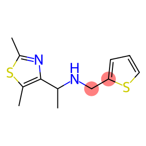 [1-(2,5-dimethyl-1,3-thiazol-4-yl)ethyl](thiophen-2-ylmethyl)amine