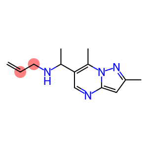 (1-{2,7-dimethylpyrazolo[1,5-a]pyrimidin-6-yl}ethyl)(prop-2-en-1-yl)amine