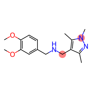 [(3,4-dimethoxyphenyl)methyl][(1,3,5-trimethyl-1H-pyrazol-4-yl)methyl]amine