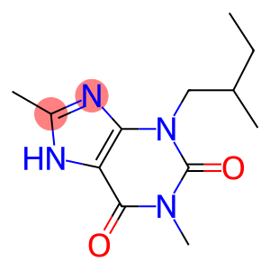 1,8-DIMETHYL-3-(2-METHYLBUTYL)XANTHINE