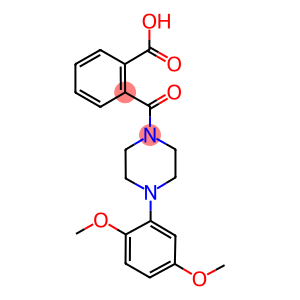 2-([4-(2,5-DIMETHOXYPHENYL)PIPERAZIN-1-YL]CARBONYL)BENZOIC ACID