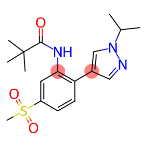 2,2-DIMETHYL-N-[2-(1-ISOPROPYL-(1H)-PYRAZOL-4-YL)-5-(METHYLSULPHONYL)PHENYL]PROPANAMIDE