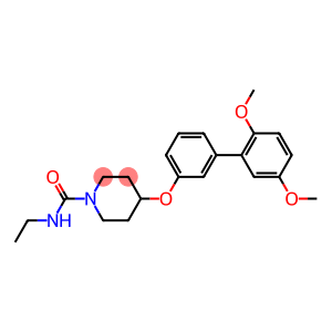 4-[(2',5'-DIMETHOXYBIPHENYL-3-YL)OXY]-N-ETHYLPIPERIDINE-1-CARBOXAMIDE