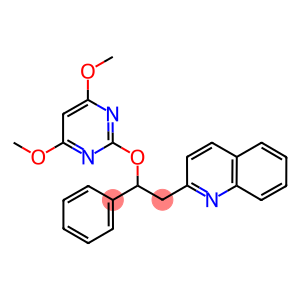 2-[2-((4,6-DIMETHOXYPYRIMIDIN-2-YL)OXY)-2-PHENYLETHYL]QUINOLINE