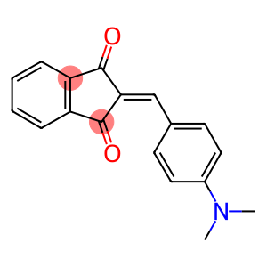 2-((4-(DIMETHYLAMINO)PHENYL)METHYLENE)INDANE-1,3-DIONE