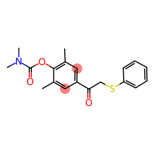 2,6-DIMETHYL-4-[2-(PHENYLSULFANYL)ACETYL]PHENYL N,N-DIMETHYLCARBAMATE